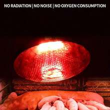 NetHong 2-10PCS INFRA RED HEAT BULB LAMP RUBY 250W Poultry Chick Brooder Lambs Livestock - Red - View 4