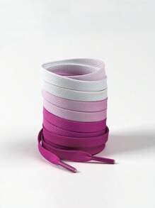 1 par de cordones de zapatos de moda con degradado de color, disponibles en múltiples colores, cordones elegantes para tenis, zapatos casuales, accesorios para zapatos