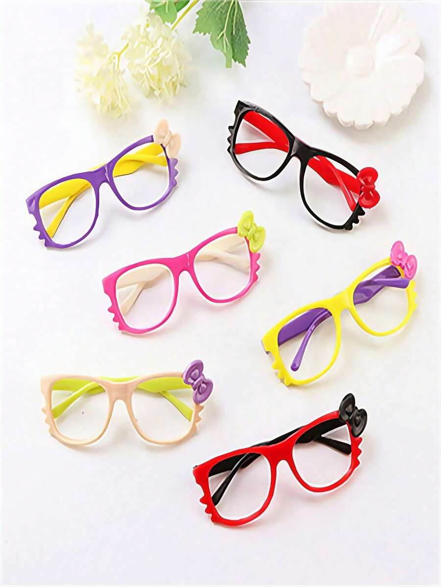 1 件 Sanrio Hello Kitty 可爱男女眼镜框无镜片卡通镜架派对配饰派对装饰品