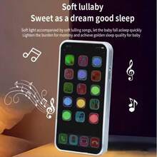 Juguete de bebé Pato de dibujos animados que canta y baila, juguete de música y luces eléctricas para niños, juguete educativo para bebés, juguete de música de teléfono para bebés, juguete de aprendizaje temprano para bebés, juguete interactivo de pato amarillo con sonido y luz, juguete de simulación multifuncional de juego de aprendizaje - Multicolor - Ver 12