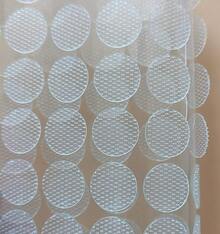 Vkey - 1008 piezas (504 pares) de 10 mm de diámetro, transparentes, con cinta adhesiva de gancho y bucle para monedas - 1 - Ver 3