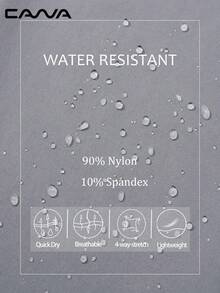 Cavva 男士防水徒步裤防风速干耐磨透气防撕裂多口袋裤钓鱼工作露营旅行