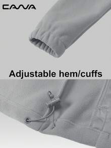 Cavva Damen Fleece-gefütterter Jacke mit Reißverschluss, Kapuze, leicht, warm, Lässig, Langarm, mit Taschen, für Laufen, Angeln, Arbeit, Winter