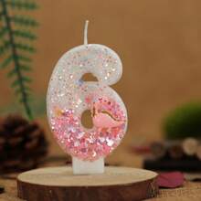 1 buc Lumânare Digitală Creative Cu Dispozitiv Decor Tort Lumânare, Lumânare Digitală Strălucitoare Roz Deschis 0-9, Potrivită Pentru Tort De Ziua De Naștere, Petrecere Mare De Festivaluri - Baby Pink - Vizualizare 14