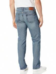 Men's Relaxed Fit Stretch Jeans - Medium Authentic - View 2