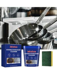 Stainless Steel Cookware Cleaning Paste, Removes Pot Bottom Stains, Multi-Purpose Cleaning, Effective Cleaning Without Damaging Items