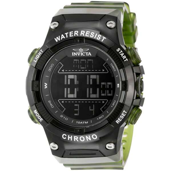 Invicta 49049 Men's Invicta Racing Dark Green Case Digital Watch