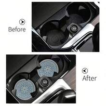 2个波西米亚风图案车载杯架，时尚耐用，速干防滑车载杯垫 - 均碼-2pcs - 查看 3