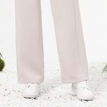 CAMEL CROWN Women's Sports Pants Running Yoga Fitness Pants Breathable Loose Straight Pants Wide Leg Casual Pants - Oak Ash - View 4