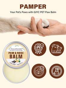 GJYC PET Naturalny balsam do pielęgnacji łap i nosa – szybko łagodzi suchą skórę, dostępny w wielu zapachach i rozmiarach, działa ochronnie i leczniczo - Wielokolorowe - Zobacz 5