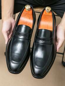 Men's Formal Leather Shoes: New Formal Leather Shoes For Men, With An Elegant British Style. Men's Casual Leather Loafers: Casual Leather Shoes With A Square Toe, Suitable For Photo Shoots, Weddings, And Business Occasions. Men's Comfortable Soft Sole Leather Shoes: Versatile And Comfortable Leather Shoes For Daily Wear. Formal/Business Formal