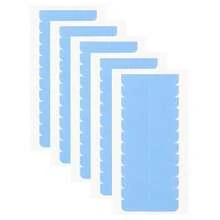 60/120/240 Pieces Pre-Cut Hair Extension Tape Tabs – Transparent & Double-Sided Adhesive Replacement Strips For Tape-In Extensions And Wigs – Invisible, Comfortable, And Long-Lasting Wig Tools - Blue - View 8