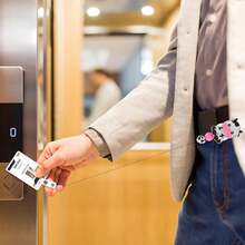 Cute Cow Retractable Badge Holders, Id Badge Holders Retractable Clip Badge Reel Holder With Clip ID Card Holders Acrylic Badge Reel For Nurses Doctor Office Workers Students-225505