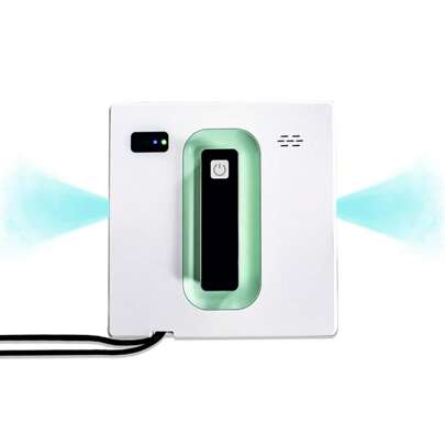 PuRuiKai Fensterreinigungsroboter HCR-21 Doppelter Wasserstrahl, automatische Reinigung, intelligente Pfadplanung – ein fortschrittlicher intelligenter Glasreiniger. Mit einer Ultra-Dünn-Design, intelligenter Fallschutzfunktion für rahmenlose Fenster sowie automatischer Reinigung für Glas, Fliesen und Spiegel.