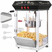 Countertop Popcorn Maker, 850W, 8 Oz, 48 Cups, Black - 查看 8
