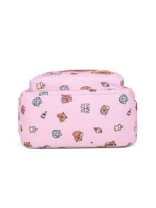 卡通卡皮拉拉可爱大容量旅行背包三件套 - 粉色 - 查看 5