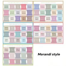 1set Bible Labels And Soul Nourishing Book Abstracts -75 Large Printed Laminated Bible Labels, New And Old Testament Labels, Bible Book Titles+Inspirational Book Summary Phrases, Bible Study Supplies, Diary Accessories, Peeled And Pasted,Christmas Gift, Merry Christmas