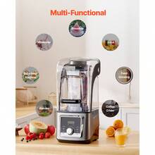 135 Oz 1400W Smoothie Blender Food Processor Blender For Kitchen - 查看 4