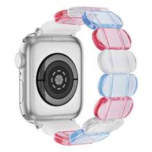 Pasek z żywicy kompatybilny z paskiem Ultra 49 mm 44 mm 45 mm 40 mm 41 mm 42 mm 38 mm 46 mm Szlufka na bransoletę do zegarka I Watch Series 10 9 8 7 6 SE 5 4 3 2