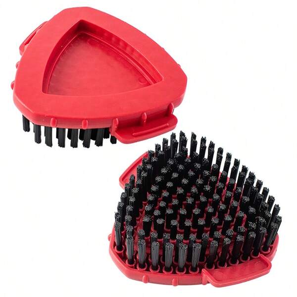 1/2 peças de cabeças de substituição para mini escovas de limpeza, compatíveis com o sistema RinseClean de 2 tanques, acessórios para ferramentas de limpeza, fácil montagem, remove manchas difíceis com eficácia, adequadas para diversas limpezas de piso, duráveis, volta às aulas, Halloween, Natal