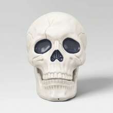 10" Oversized Skull Halloween Decorative Prop : Indoor/Outdoor Decor