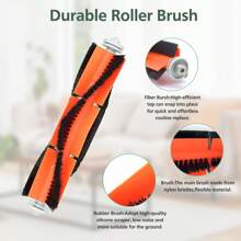 兼容小米米家扫地机器人1/1S SDJQR01RR SDJQR02RR SDJQR03RR，以及石头扫地机器人S50 S51 S55 S5 Max S6 S60 S65，HEPA滤网、主刷、边刷替换配件