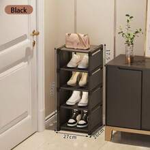 1 kệ giày nhiều tầng (đen/trắng), tủ giày gia đình có thể mở rộng 4-8 tầng, lắp ráp không cần dụng cụ, kệ lưu trữ sức chứa lớn, thiết kế tiết kiệm không gian, phù hợp cho lối vào, hành lang, phòng ngủ, phòng tắm, phòng khách, phòng ăn. - Nhiều màu - Xem 11