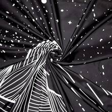 Local Shipping 2025 New   Black And White Tapestry Starry Night Mountain Tapestries For Bedroom Aesthetic Moon And Stars Tapastry's Wall Hanging Dark Nature Forest Wall Tapestry For Living Room Dorm (48'' * 36'') - 黑暗的 - 查看 3