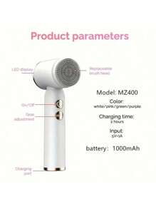 6-In-1 Facial Care System - Advanced Cleansing Technology With Spin Scrub Brush - Exfoliates, Massages For Radiant, Smooth Skin - Suitable For All Skin Types