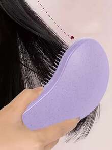 Bộ 5 lược gội đầu massage, lược gỡ rối bằng rơm lúa mì, lược gội đầu massage tạo kiểu, chăm sóc tóc, chăm sóc tóc thẳng và tóc xoăn, mọi loại tóc, bộ lược chải tóc du lịch dành cho nữ - Nhiều màu - Xem 4