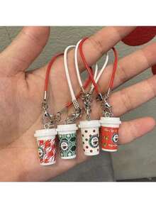 [Accessories Only] 1st, 2nd, 3rd Generation Labubu Doll Clothes Accessories, Dollhouse Mini Hanging Decor, Cartoon Mini Coffee Cup For LABUBU - Multicolor - View 4