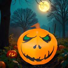 Importadora La Merced Inflatable Halloween Decoration Pumpkin With Led Light Inflatable Decorative Outdoor Pumpkin Halloween - Orange - View 1