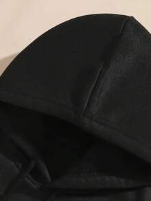 Sudadera con capucha unisex de otoño/invierno - Sudadera con estampado de vaca linda, ajuste holgado, sudadera con capucha con bolsillos frontales, sudadera casual gris claro (lavable a máquina), ropa de primavera/verano, tela suave, artículo esencial, elegante y versátil, tela cómoda, talla para adultos - Negro - Ver 4