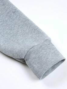 Nueva Sudadera con Capucha de Hombre con Estampado de Conejo de Moda, Camisa de Manga Larga a Cuadros Casual, Adecuada para Primavera y Otoño Invierno - Gris - Ver 4