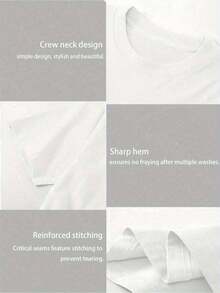 Vintage Graphic T-Shirt - Somebody's Problem, Somebody's Goodbye Cowgirl Rodeo Tops, Retro Casual 100% Cotton Short Sleeve Clothing-Women's And Men's Tees - trắng - Xem 3