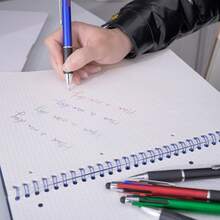 MiSiBao 4-Color Ballpoint Pen Multi Colored Pens In One Medium Point (1.0mm) Touch Screen Stylus, 5-Count - 四色觸控筆 - 查看 7