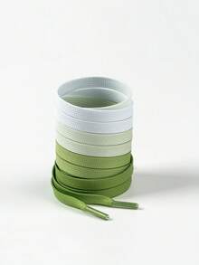 1 par de cordones de zapatos de moda con degradado de color, disponibles en múltiples colores, cordones elegantes para tenis, zapatos casuales, accesorios para zapatos