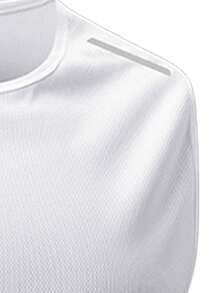 Men's Sleeveless Quick-Dry T-Shirt, Basketball Training Fitness Top Singlet, Summer - White - View 5