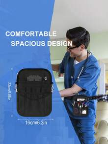 Túi đeo hông y tá, túi đựng dụng cụ y tế nhiều ngăn, túi đựng đồ dùng điều dưỡng cho ống nghe, kéo băng, các vật tư y tế khác, túi chăm sóc y tế cho thú cưng, đai đeo hông đa năng có dây đeo điều chỉnh được, túi đựng đồ dùng y tế, túi đựng thuốc, hộp đựng thuốc, hộp thuốc, túi bệnh viện, bộ sơ cứu, túi đựng thuốc, túi đựng thuốc di động, đồ dùng du lịch, đồ dùng trên tàu biển, đồ dùng cho kỳ nghỉ. - Nhiều màu - Xem 3