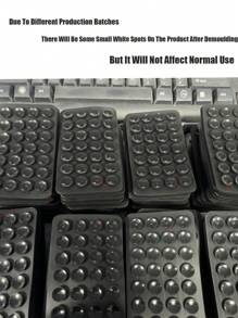 1pc Silicone Suction Cup Phone Case Stand, Octobuddy Sticky Phone Holder, Suitable For Back To School Phone - Multicolor - View 10