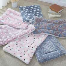 1pc Pet Mat, Dog Bed Pad, Soft Pet Blanket, Double-Sided Dog Blanket, Warm Sleep Blanket, Suitable For Small, Medium, Large Dogs And Cats