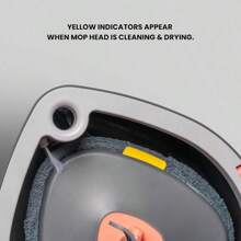 Dual Chamber Spin Mop And Bucket System Mop Bucket Separate Dirty Water Mop And Bucket Set With SelfWringing 360 Rotating Mop Head Includes 4 Washable Microfiber Mop Pads. Grey - 杏色 - 查看 4