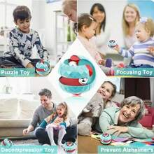 Puzzle Stress Relief Toy - Diamond Pattern Spinning Top, Ball Bearing , Teens & Kids Marble Toy, Great Gift For Early Winter, Halloween, Christmas