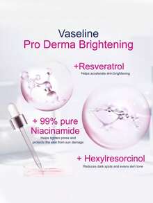 Vaseline 凡士林烟酰胺亮白身体乳液，提亮肤色，改善暗沉，均匀肤色，凡士林精华，焕发光彩，增强亮度，持久保湿，修复肌肤，烟酰胺+己基间苯二酚+白藜芦醇，多功能，日常护肤，身体护理，适合深色皮肤人士，追求光泽。 - Nicotinamide Brightening - 查看 5