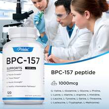 BPC-157 Supports 1000mcg  - Supports Muscle Growth, Tissue Repair, Increases Muscle Strength, And Boosts Energy Levels - 120pcs - 120 viên nang - Xem 8