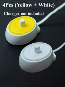 1/2/4件装，欧洲电动牙刷充电站保护垫，电动牙刷排水垫，保护充电站免受残留物污染，旨在收集残留水滴，确保充电器清洁卫生。 - 彩色 - 查看 17