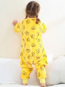 MICHLEY 1件装法兰绒婴儿睡袋，长袖拉链可穿戴睡袋，适合秋冬季男女宝宝，可爱休闲，适合休闲度假的宝宝用品