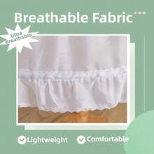 2026 Petticoat Underskirt With 3 Hoops Full Slip Crinoline Skirt - 8-9歲 - 查看 3