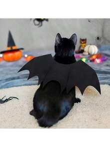 1/3 buc aripi de liliac pentru pisică, potrivite pentru costum de petrecere de Halloween, accesorii pentru costum de liliac pentru animale de companie mici/medii, decor drăguț pentru ținută de câine și pisică