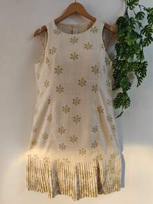 Women's Dress - Verde y blanco - Ver 1